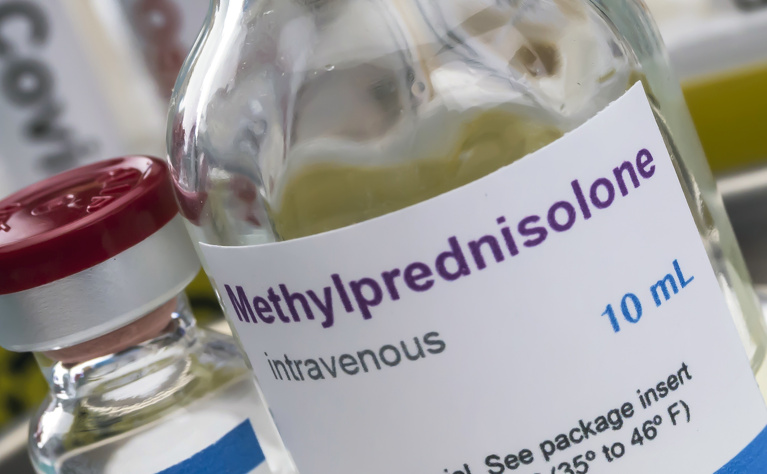 Methylprednisolone is a type of corticosteroid used in the treatment of Crohn's disease and ulcerati